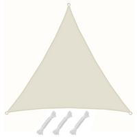 SONNENSEGEL 400/400 cm beige, dreieckig - Beige, Kunststoff (400/400cm) - Amanka