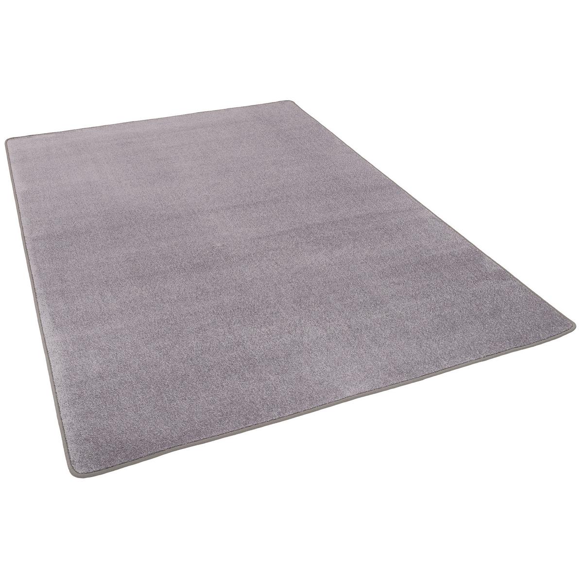 TREND VELOURS TEPPICH JOY - Grau, Textil (160/160cm) - Snapstyle