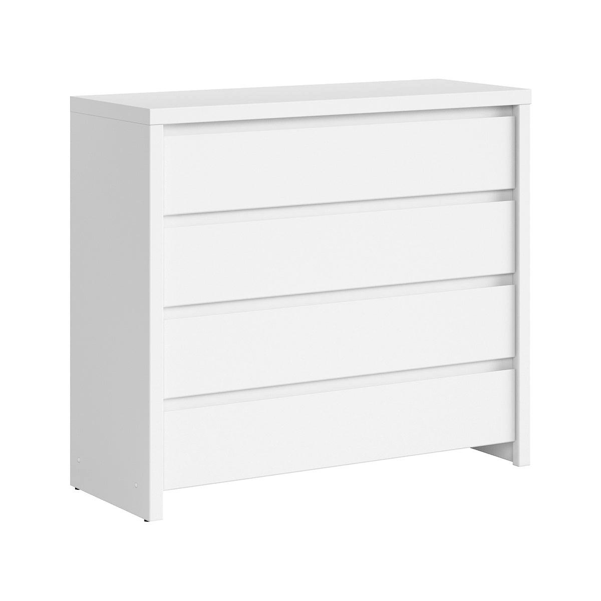 KOMMODE Soren Weiß matt - Weiß, Holzwerkstoff (92/105/40.5cm) - Petits-meubles