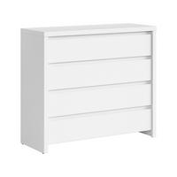 KOMMODE Soren Weiß matt - Weiß, Holzwerkstoff (92/105/40.5cm) - Petits-meubles