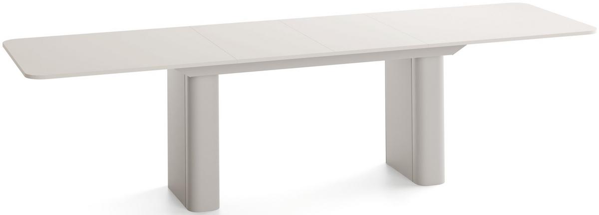 ESSTISCH Riven rechteckig ausziehbar verlängerbar mit Butterfly-Auszug, Kaschmir 180-276/90/76 cm - Kaschmir, Holzwerkstoff/Metall (90/276/76cm) - WFL GROUP