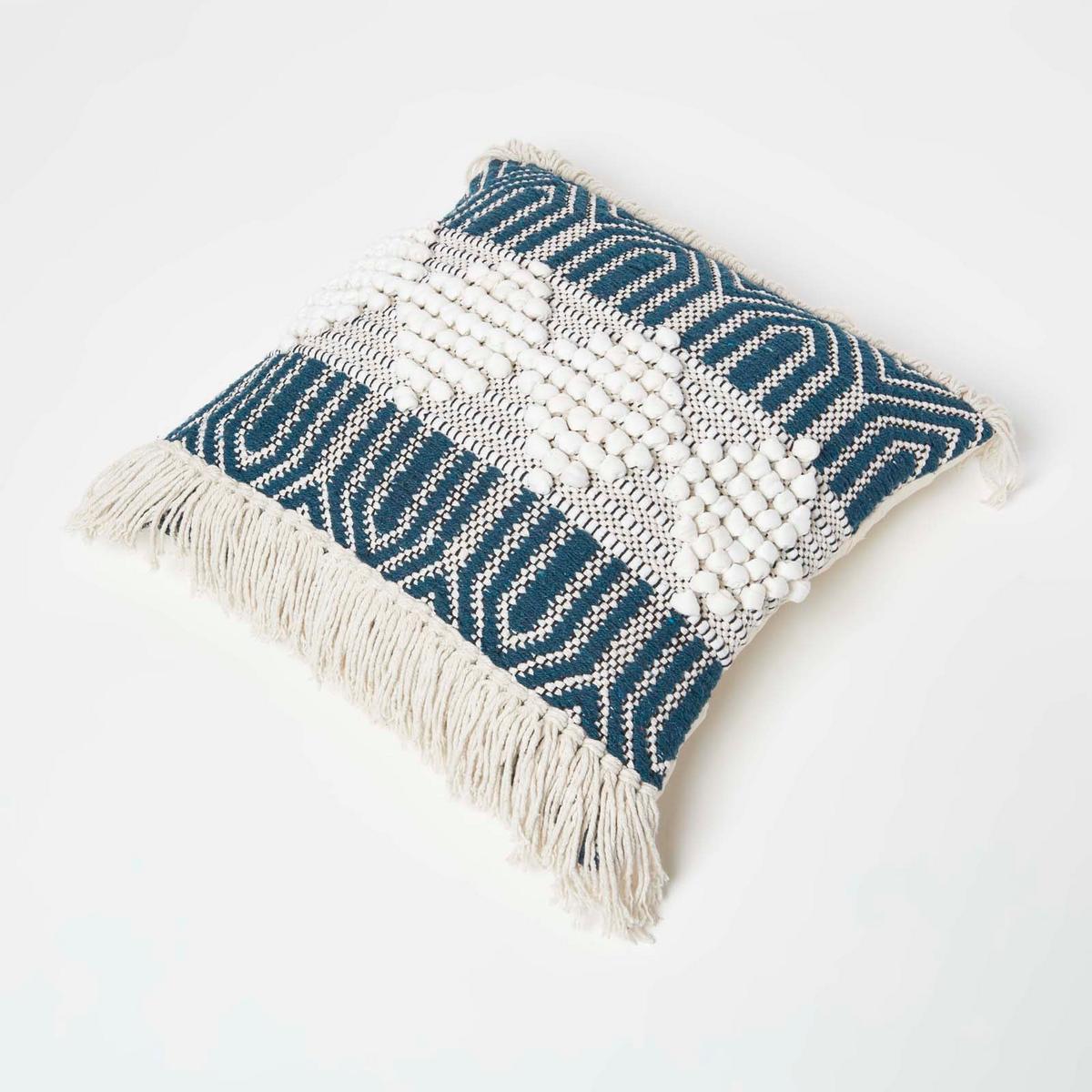 KELIM-KISSEN Safi 45/45 cm - Creme, Textil (45/45cm) - Homescapes