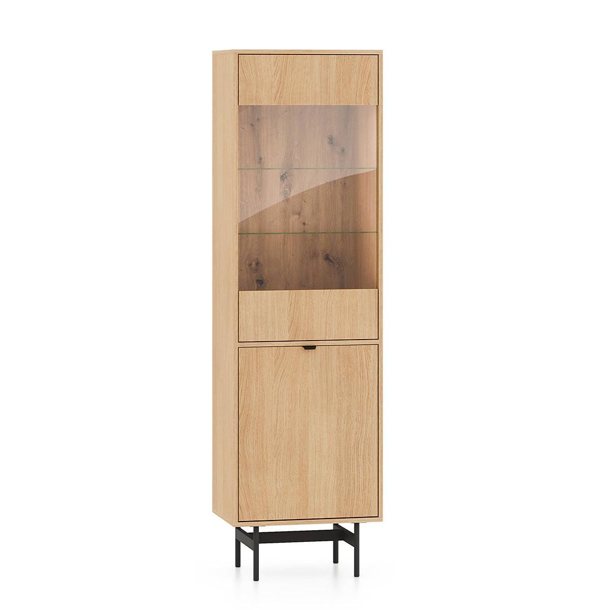 VITRINE Nila Holz - Braun, Holzwerkstoff (54/190/40cm) - Petits-meubles