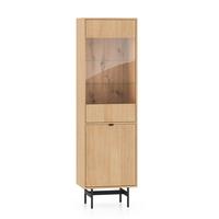 VITRINE Nila Holz - Braun, Holzwerkstoff (54/190/40cm) - Petits-meubles