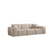 SOFA Celes Premium 3-sitzer Opera Velvet - Sandfarben, Holzwerkstoff/Textil (225/73/88cm) - Fun Möbel