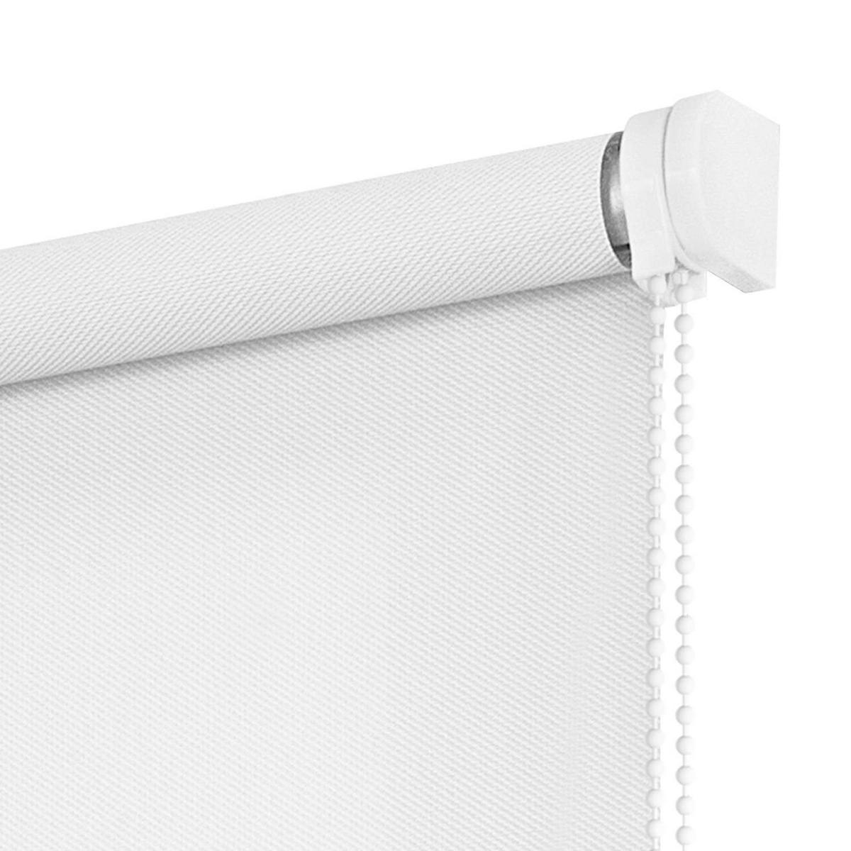 SCREEN-ROLLO Weiß, 80 cm x 180 cm - Weiß, Kunststoff (80/180cm) - STORESDECO