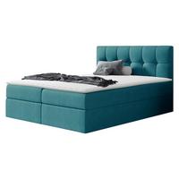 BOXBETT Rico - H3 - Blau, Holz/Textil (140/200cm) - MIRJAN24