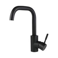 WASCHTISCHARMATUR NORA 24/6/24 cm - Schwarz, Metall (6/24/24cm) - Nettlife