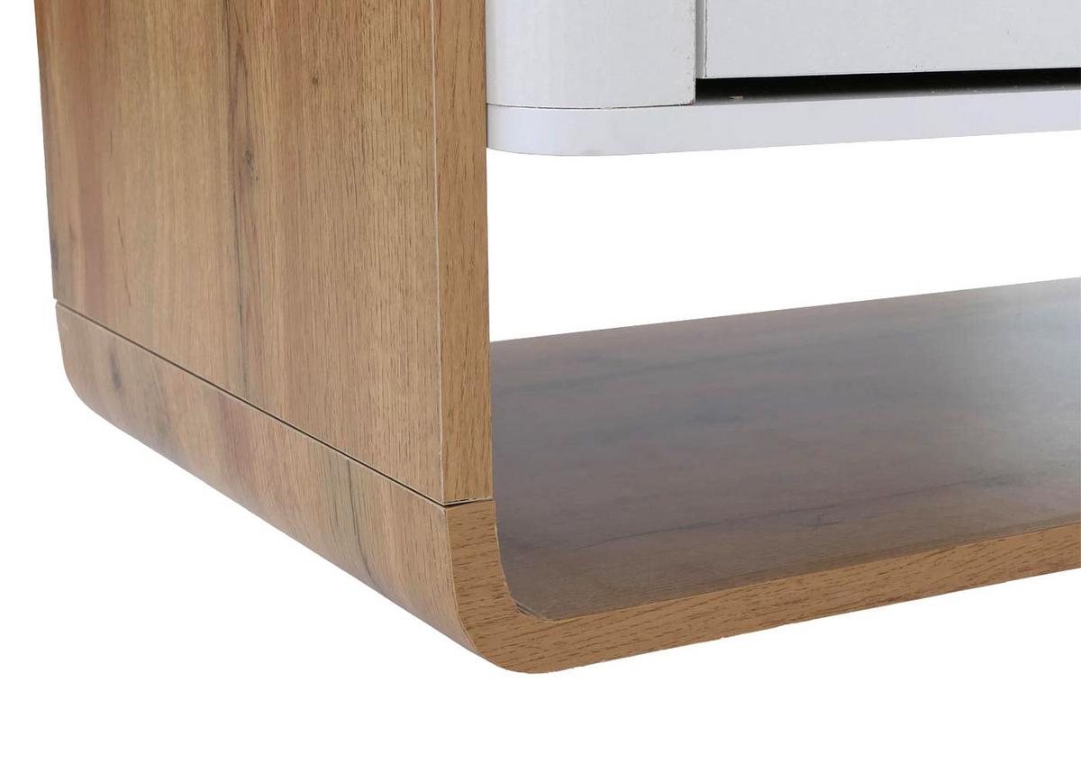 HIGHBOARD Weiß - Weiß, Holz (80/155/41cm) - MCW