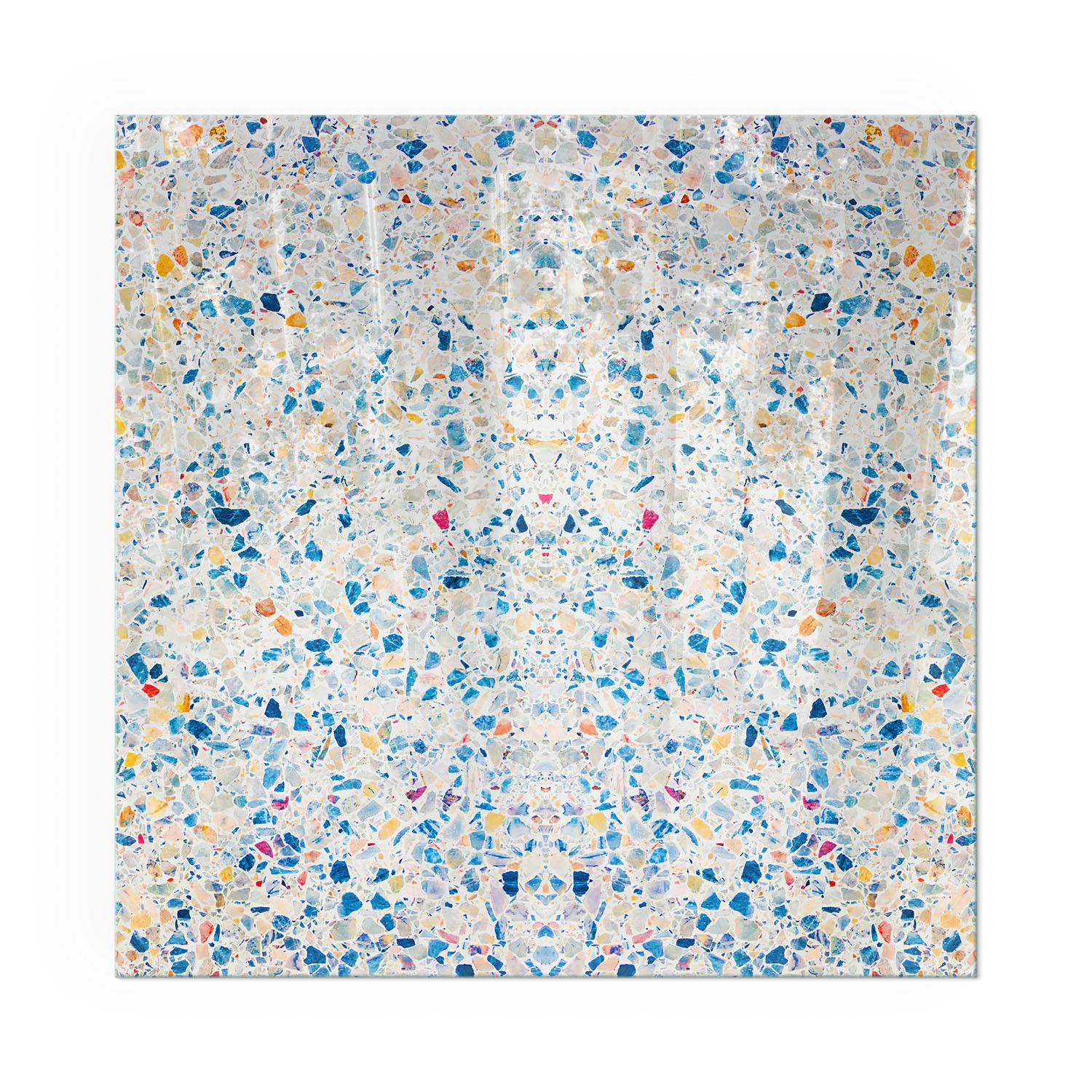GLASPLATTE für Kamin 60x60 cm - Weiß, Glas (60/60/0.4cm) - TULUP