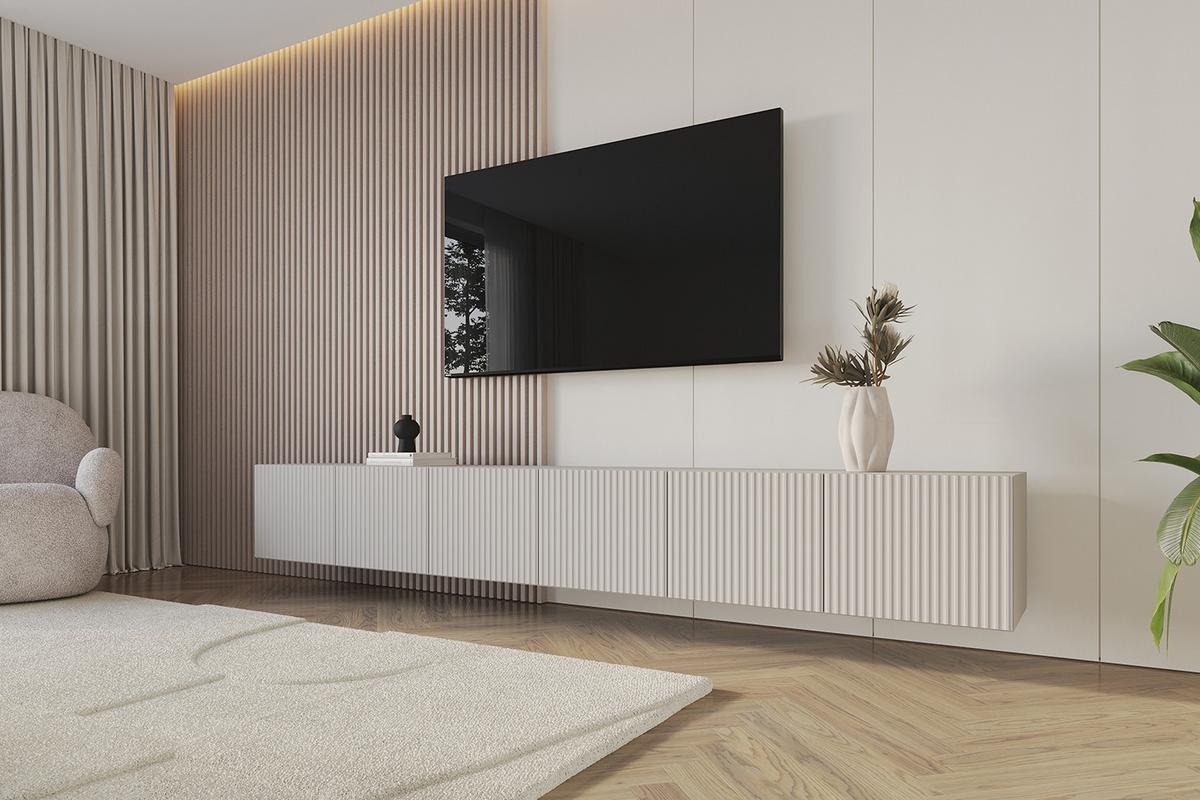 LOWBOARD NOA-2-W 3x100x40x40 cm - Kaschmir - Kaschmir, Holzwerkstoff (300/40/40cm) - ALTDECOR
