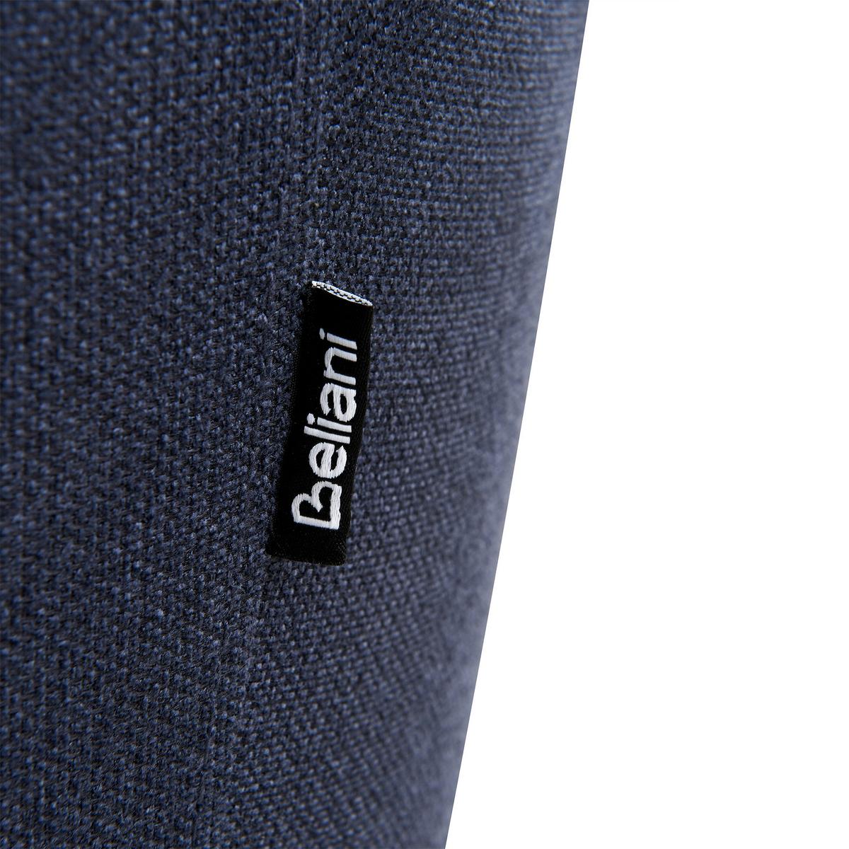 SESSEL Dunkelblau Orsta - Goldfarben/Schwarz, Textil (112/73/85cm) - Beliani