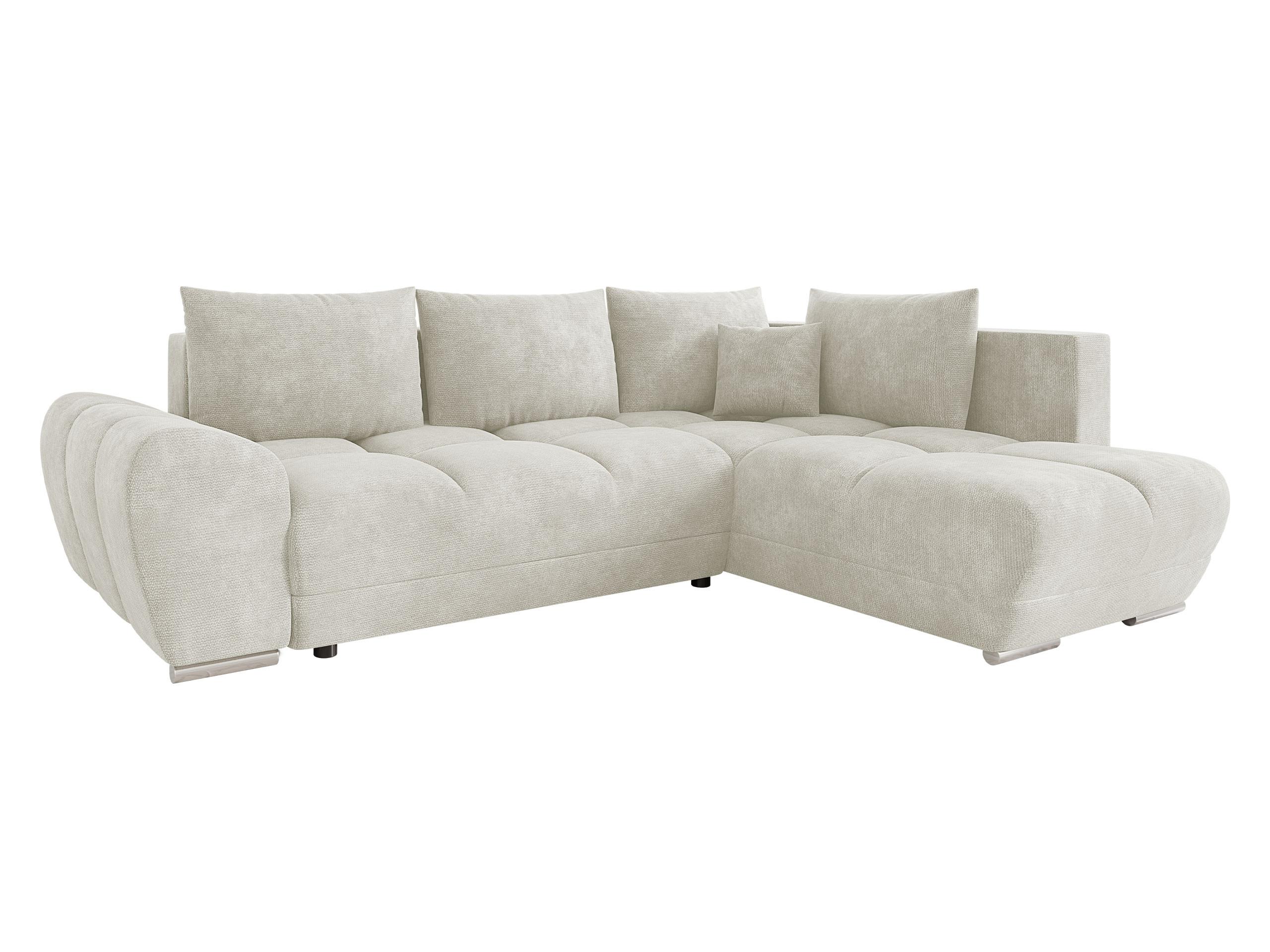ECKSOFA Forest, Seite: Rechts - Sandfarben/Schwarz, Holz/Kunststoff (290/183cm) - MIRJAN24