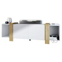 LOWBOARD Ida Blenden in Eiche Natur - Eichefarben, Holzwerkstoff (149/45.5/34cm) - Vladon