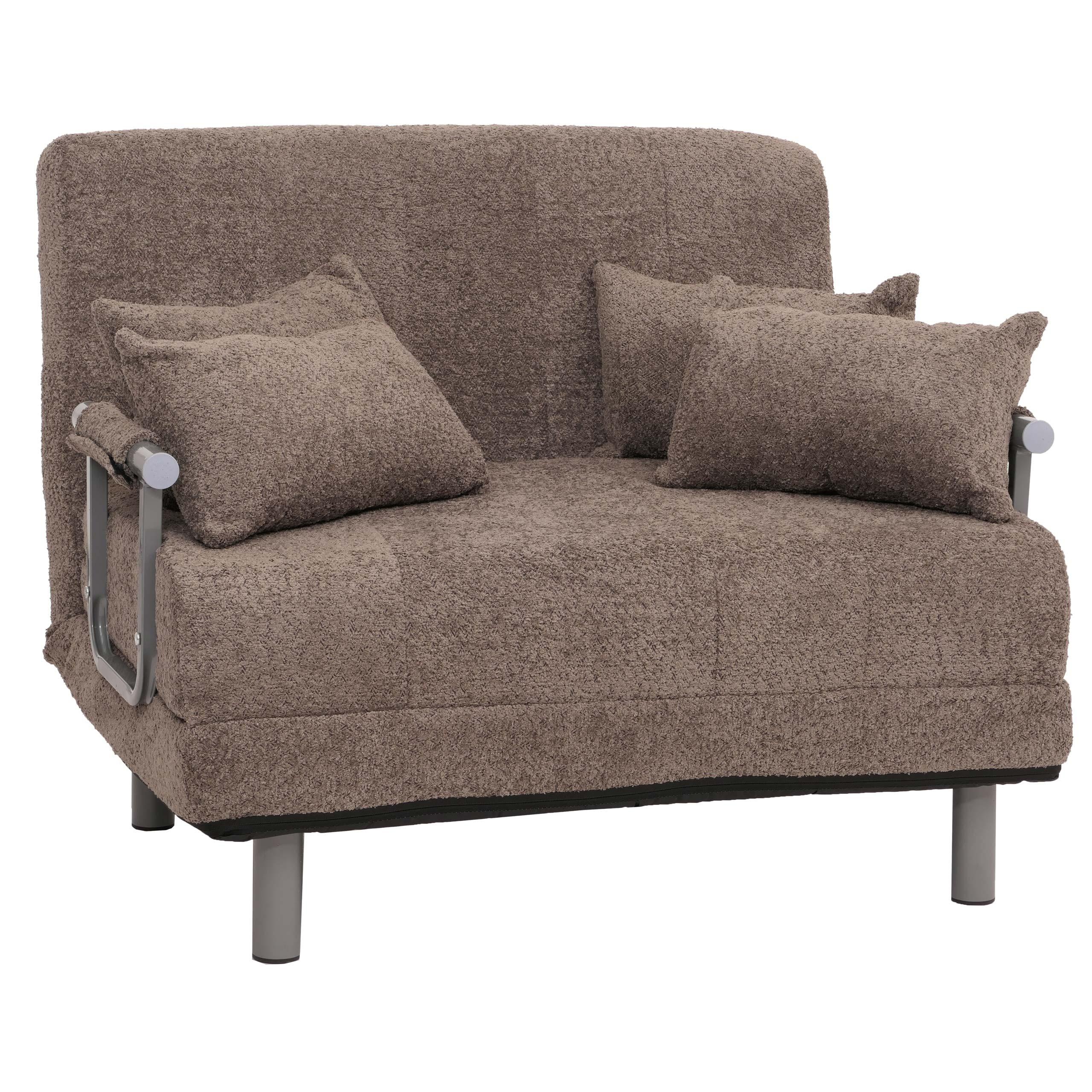 SCHLAFSESSEL Braun - Braun, Textil (105/80/190cm) - MCW