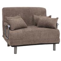 SCHLAFSESSEL Braun - Braun, Textil (105/80/190cm) - MCW