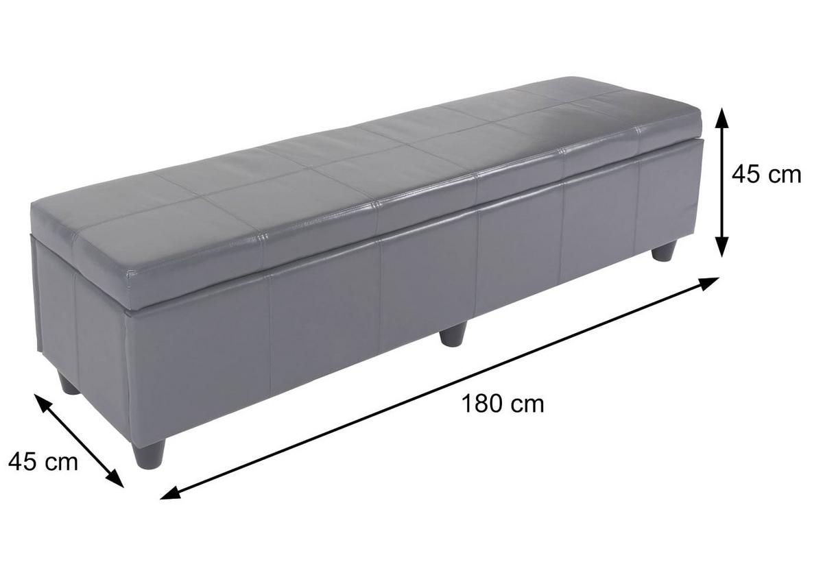 GARNITUR XXL Braun 5-teilig-Set - Braun, Leder (48/90/56cm) - MCW