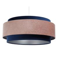 HÄNGELEUCHTE Blau 60/25 cm - Blau, Kunststoff (60/1.9/25cm) - ONZENO
