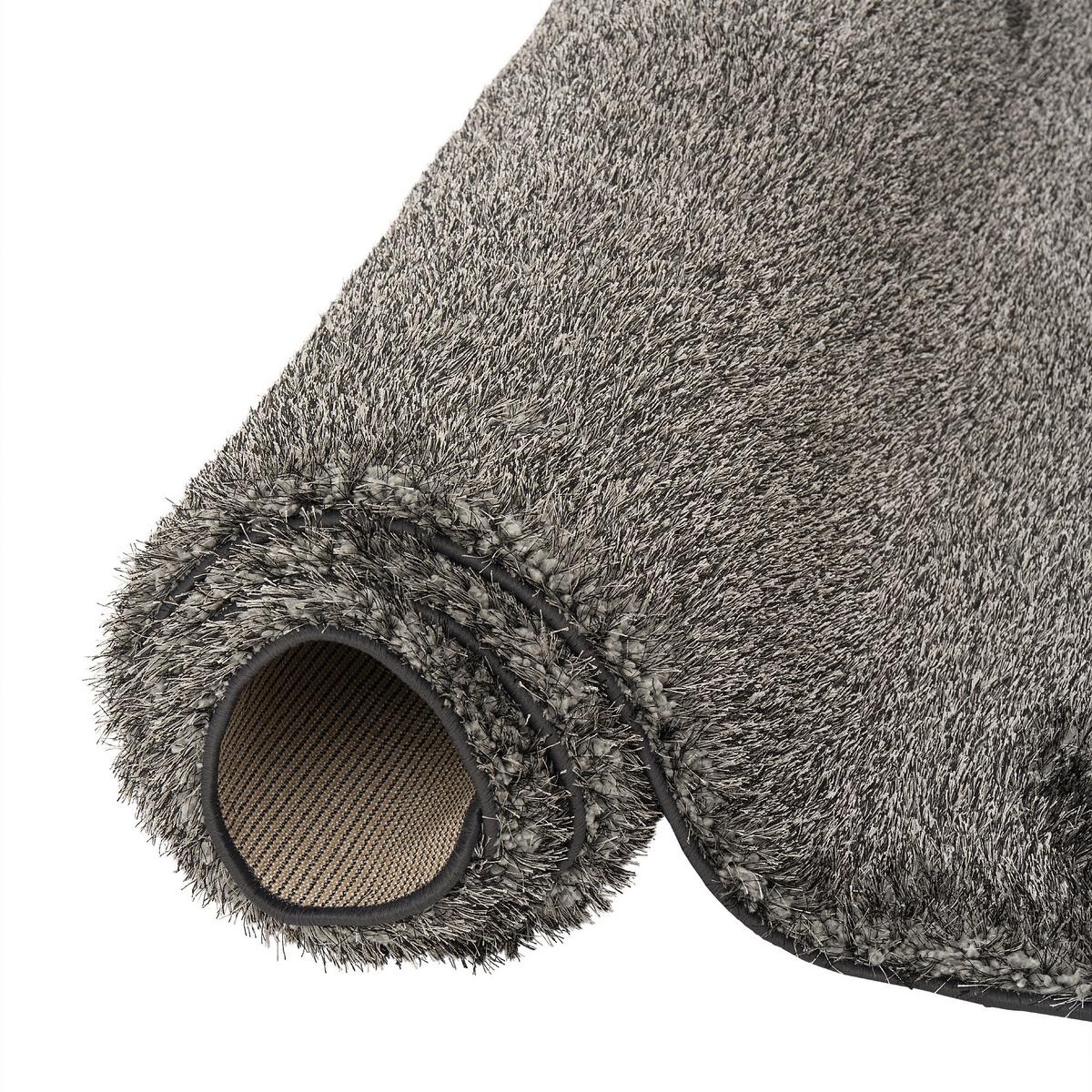 HOCHFLOR SHAGGY TEPPICH LUXUS EMOTION MIX - Anthrazit, Textil (160/160cm) - Snapstyle