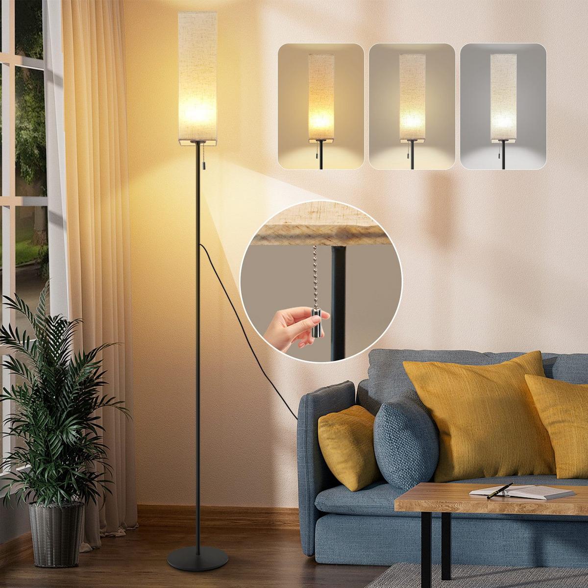LED-STEHLAMPE Yallaly 151/16/10.5cm - Schwarz, Metall (151/16/10.5cm) - Nettlife