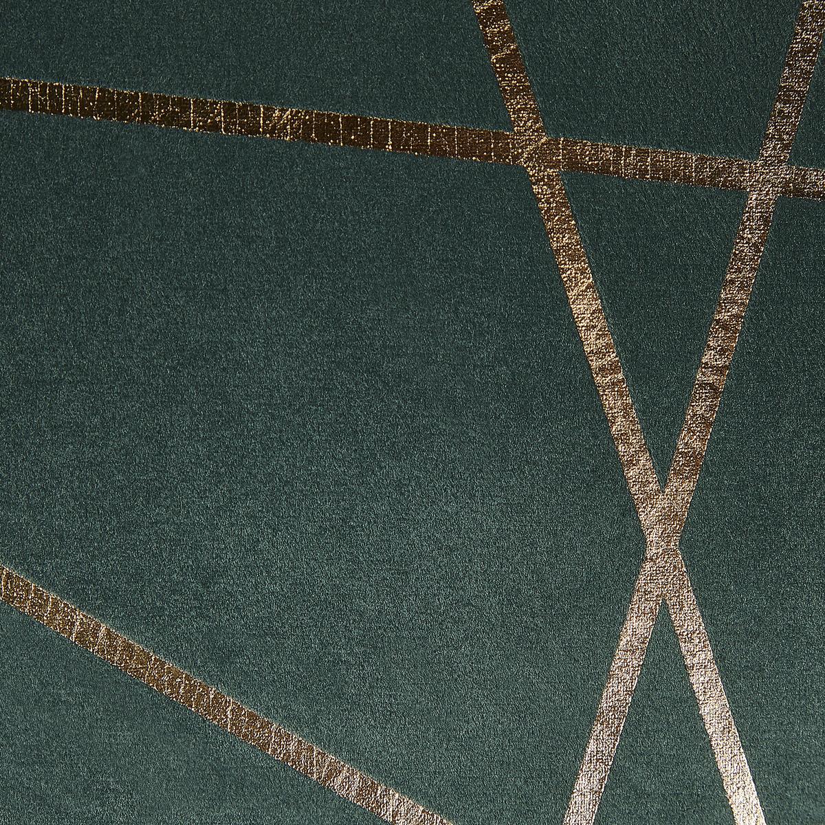 DEKOKISSEN 2er-Set Dunkelgrün 45/45 cm Pinus - Dunkelgrün, Textil (45/45cm) - Beliani