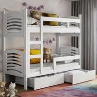 ETAGENBETT Cami 75x180 cm - Weiß, Holz (75/180cm) - Selsey