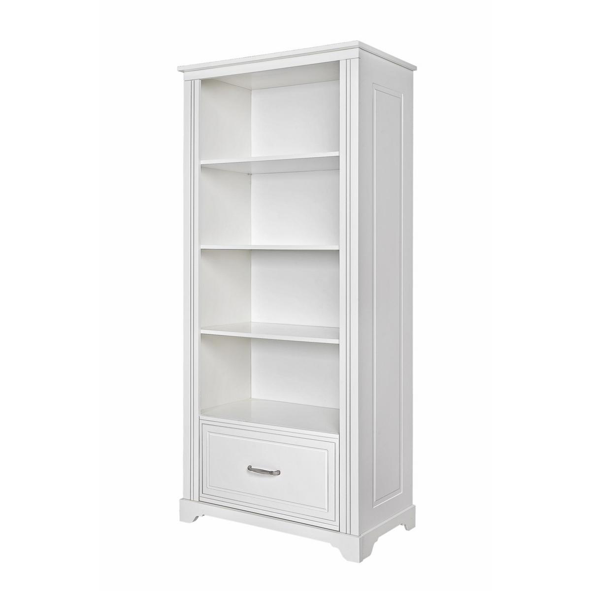 WALL shelf TWINKLE für das Kinderzimmer Weiß matt Schublade - Weiß, Holzwerkstoff (81/180/48cm) - Lookway