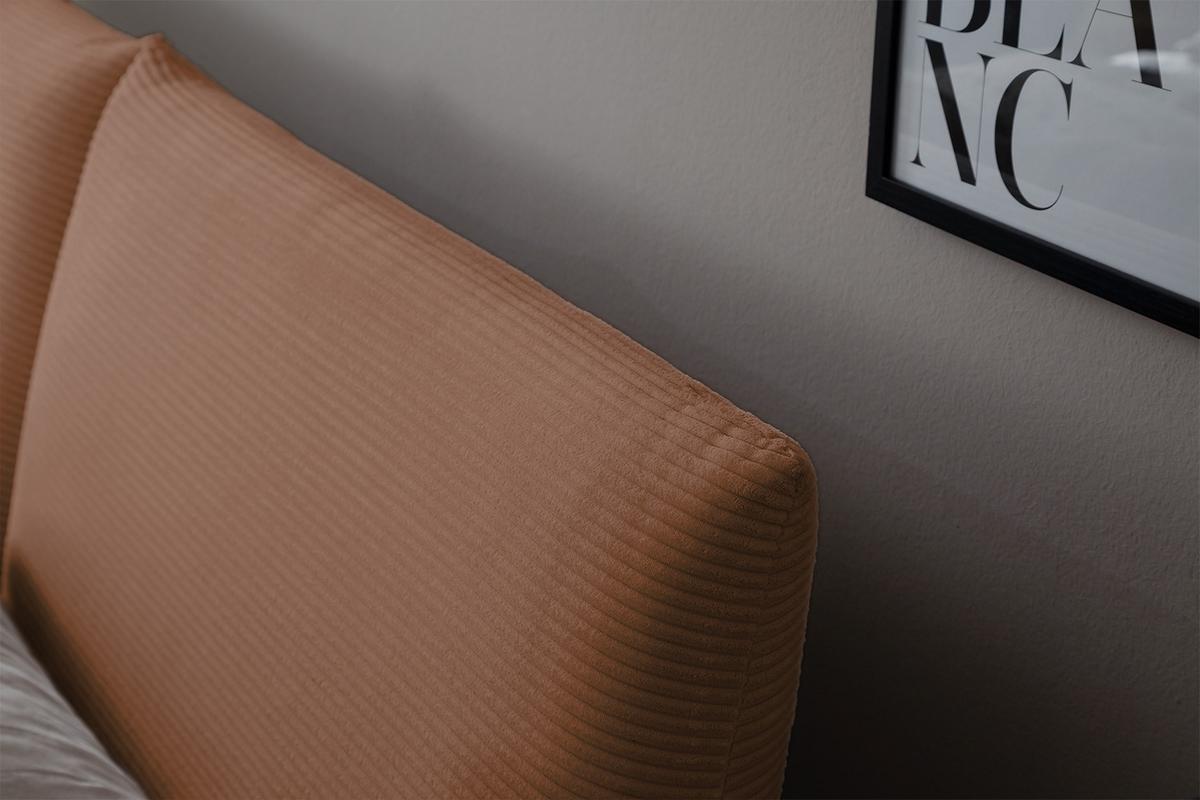 POLSTERBETT HENRY Braun Cord - Braun, Textil (160/200cm) - KAWOLA