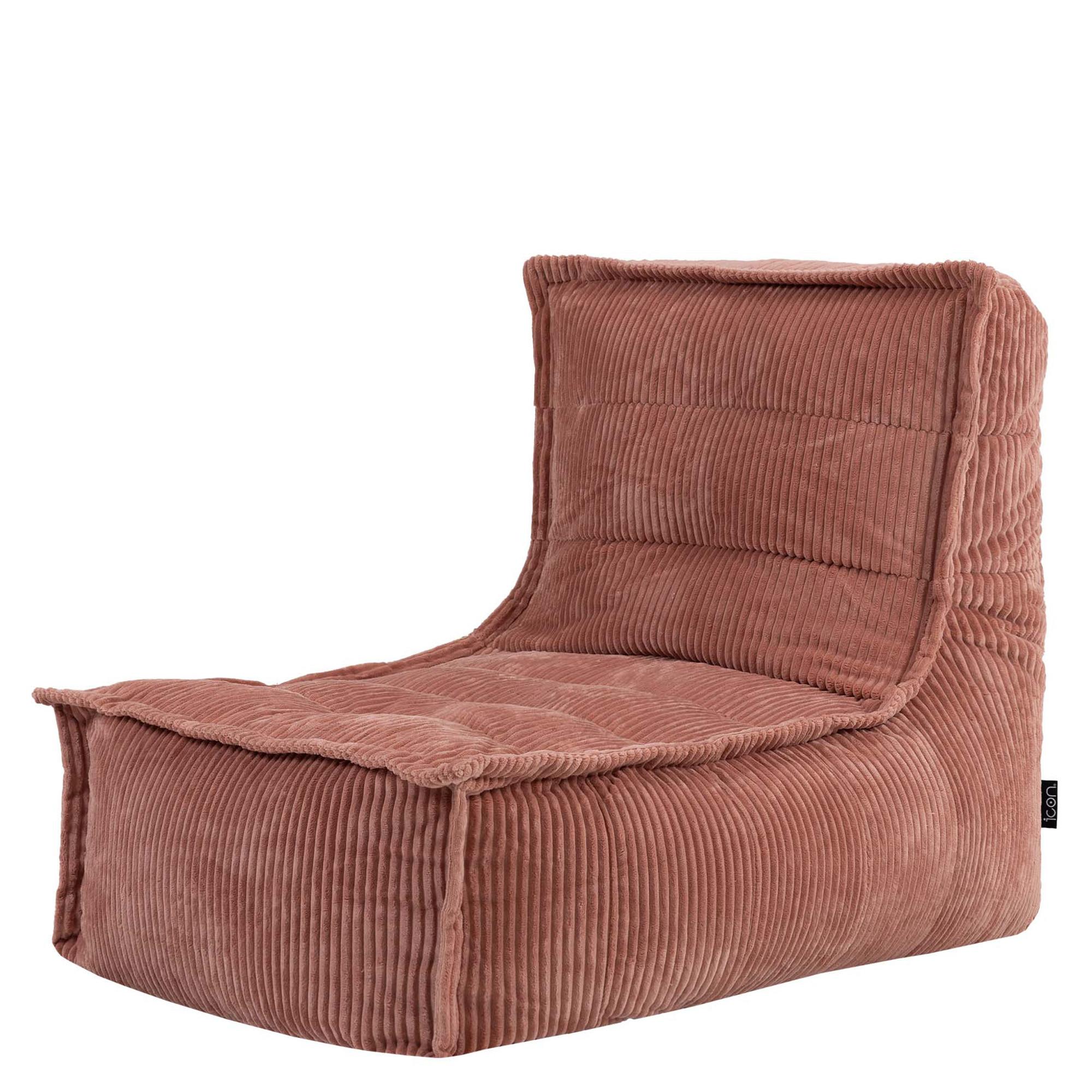 SITZSACK Liege Dolce Cord - Pink, Textil (75/75/96cm) - icon