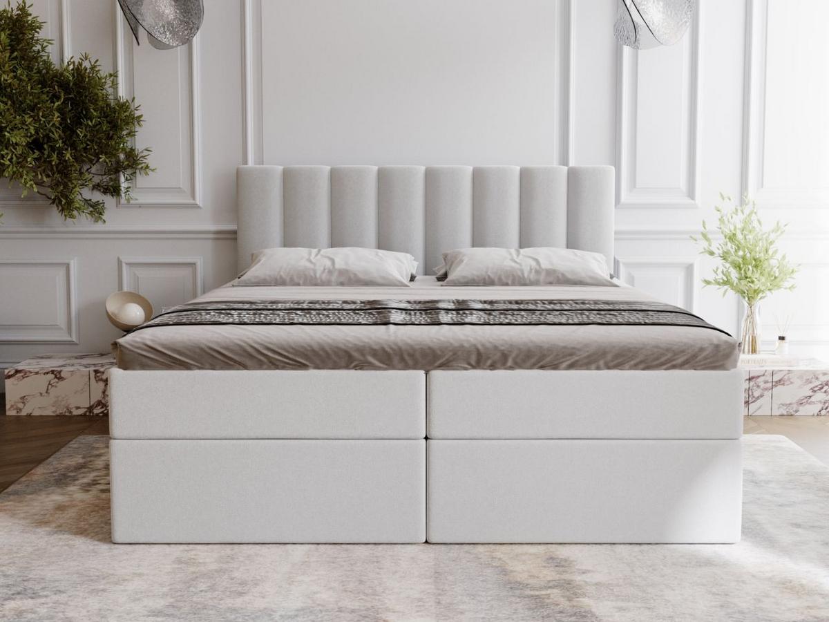 BOXBETT Mocca 140x200 Grau - Grau, Holz/Textil (140/200cm) - Graingold