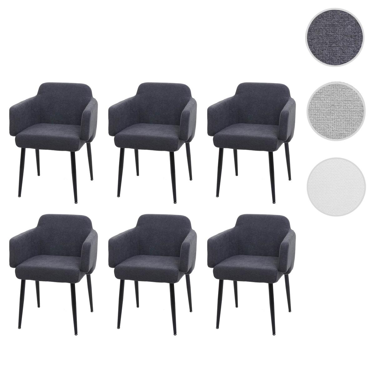 ESSZIMMERSTUHL Anthrazit - Anthrazit, Textil (57/77/56cm) - MCW