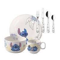 KINDERGESCHIRR-SET Disney Stitch bunt 7-tlg. - Multicolor, Keramik/Metall (2/2/2cm) - Villeroy & Boch