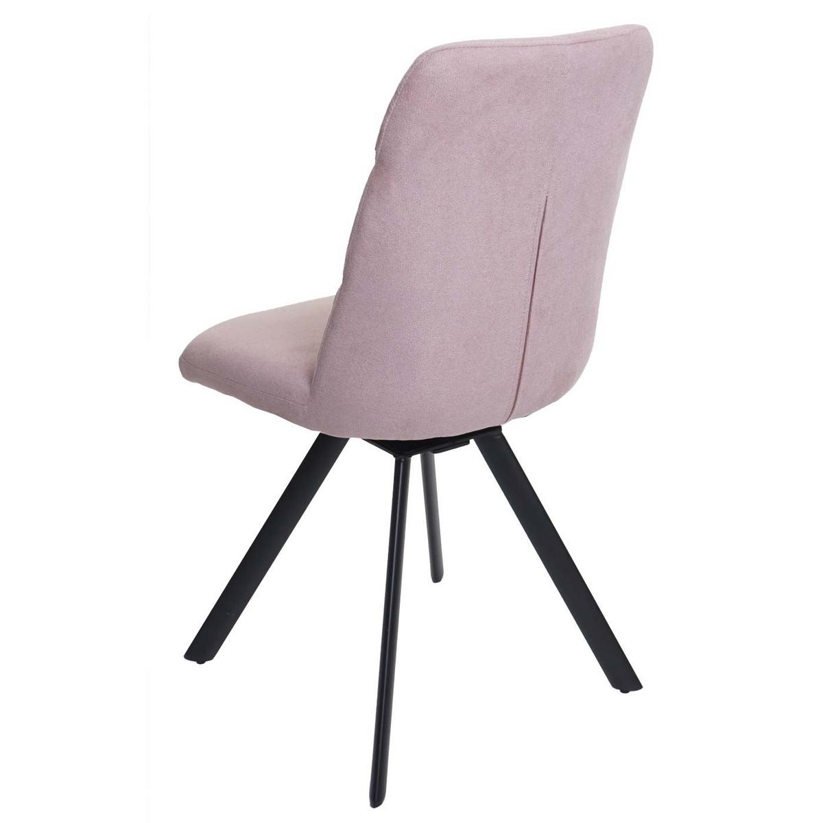 ESSZIMMERSTUHL Altrosa 2er-Set - Altrosa/Rosa, Textil (45/94/45cm) - MCW