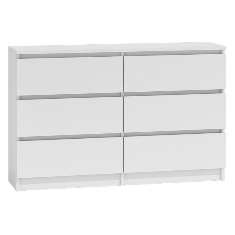 KOMMODE Weiß 120/75/30 - Weiß, Holzwerkstoff (120/75/30cm) - RAUMHIRSCH FURNITURE