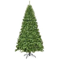 WEIHNACHTSBAUM 225cm Grün - Grün, Kunststoff (225cm) - COSTWAY