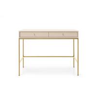 KONSOLENTISCH MONDO 104/78/50 cm mit Schubladen, Beige - Beige, Holzwerkstoff (50/104/78cm) - MASSENO