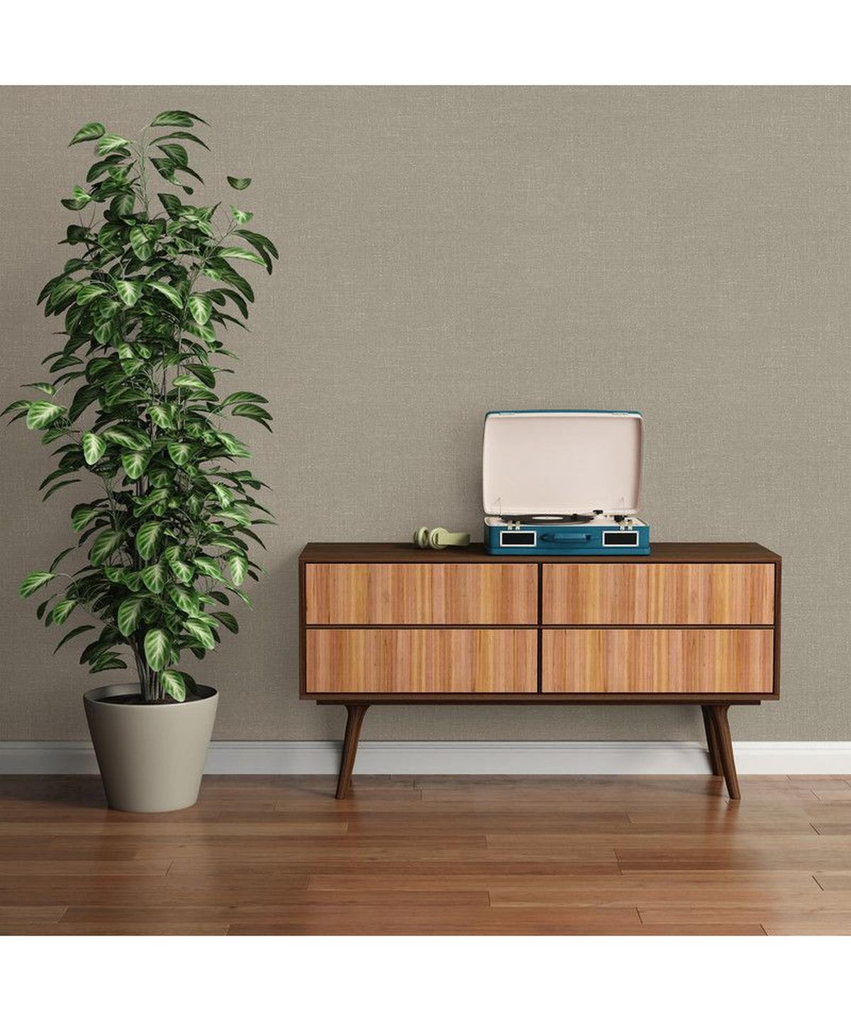 VLIESTAPETE Braun 53/1005 cm - Braun, Textil (53/1cm) - KUNSTLOFT
