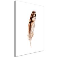 KUNSTDRUCK Weiß 40/60 cm - Weiß/Braun, Textil (40/60cm) - KUNSTLOFT
