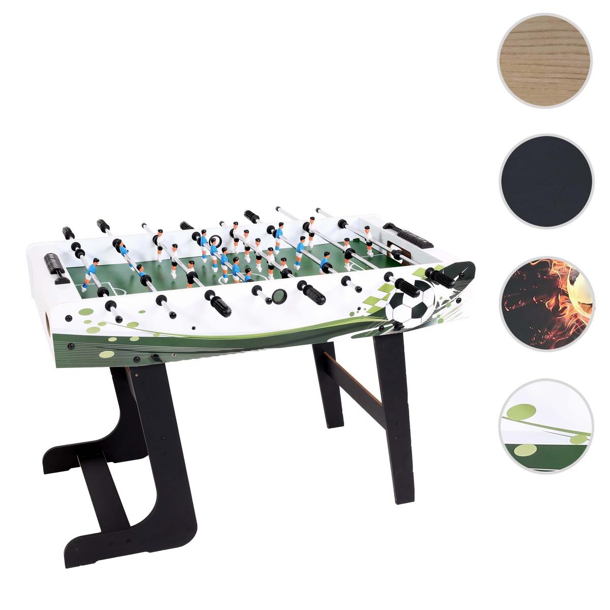 TISCHKICKER MANCHESTER KLAPPBAR Weiß, Grün, Multicolor - Multicolor/Weiß, Holz (121/105cm) - MCW
