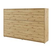 SCHRANKBETT Bed-Concept BC-05 120x200 mit LED-Lampe - Eiche Artisan/Grau, Holz/Holzwerkstoff (120/200cm) - MIRJAN24