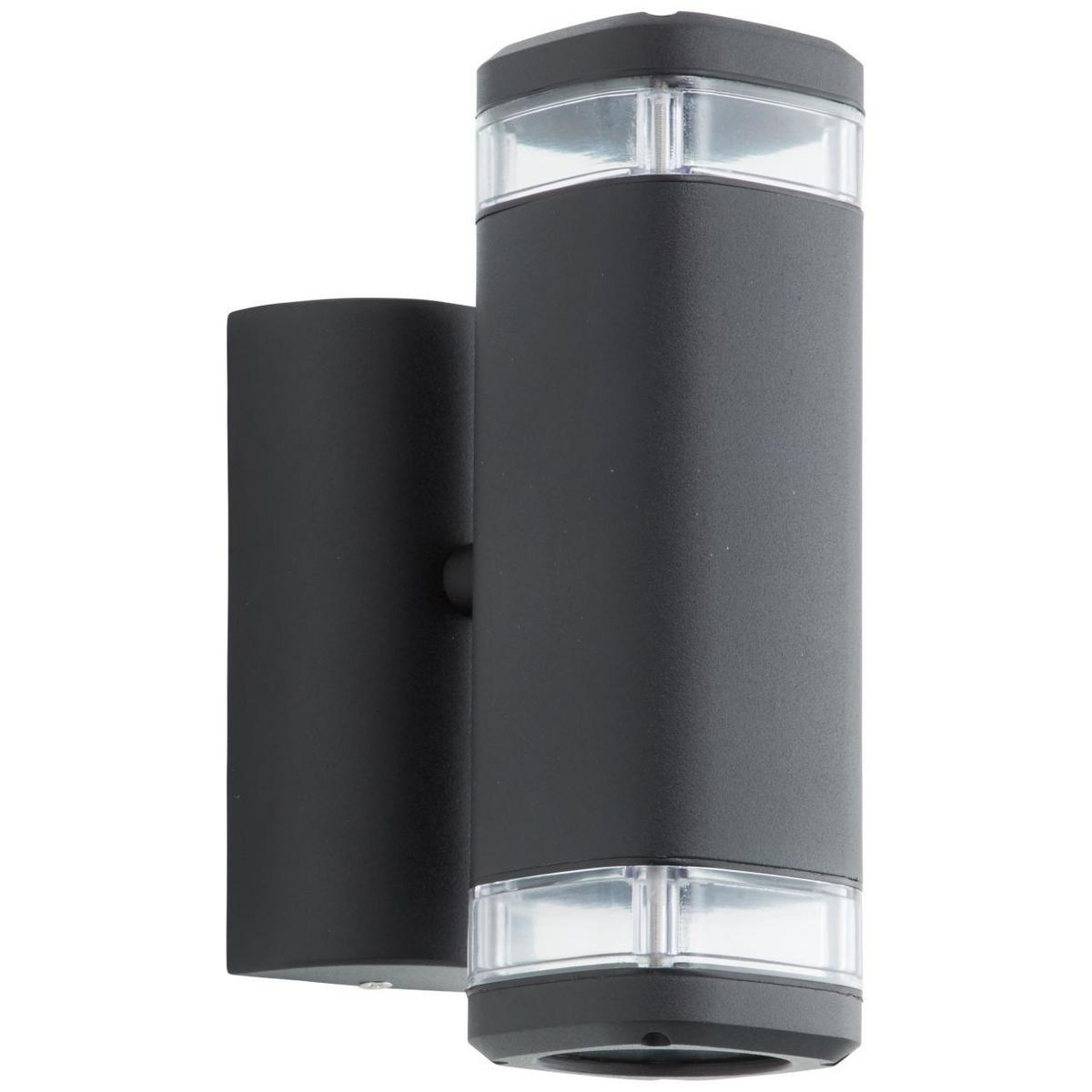 AUSSENWANDLEUCHTE Jandy 90968A06 - Schwarz, Metall (7/21.3/13.5cm) - Brilliant