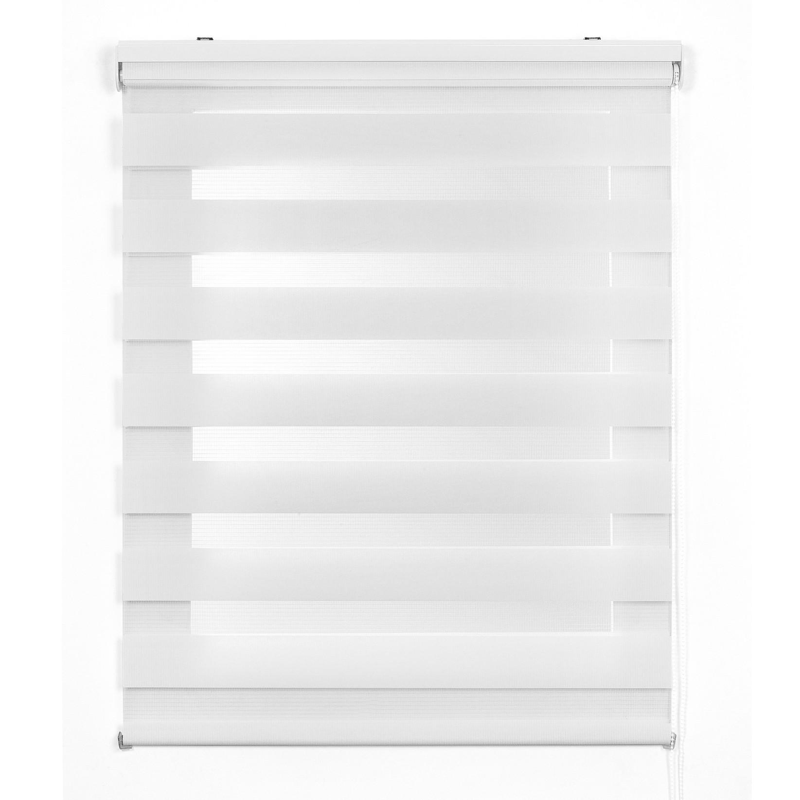 DOPPELROLLO Weiß 160X250 - Weiß, Kunststoff (160/250cm) - STORESDECO