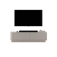TV-LOWBOARD Aurora Kaschmir matt 140 cm mit Sockel - Kaschmir, Holzwerkstoff (140/37/35cm) - Meble Lindner