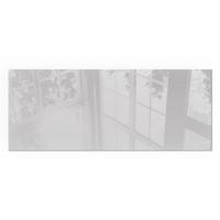 GLASPLATTE für Kamin 125x50 cm - Grau, Glas (125/50/0.4cm) - TULUP