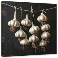 LEINWANDBILD Essen & Trinken 40x40cm - Weiß, Textil (40/40cm) - Feeby