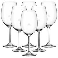 ROTWEINGLÄSER GEEICHT Daily Gastro-Edition transparent 0,2 l 6er Set - Transparent, Glas (0.2L) - Leonardo Living