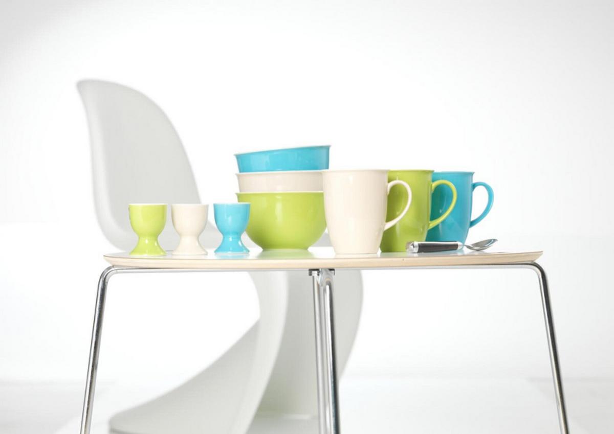 EIERBECHER Doppio Grün ø 5 cm 6er Set - Grün, Keramik (5/6/5cm) - Ritzenhoff Breker