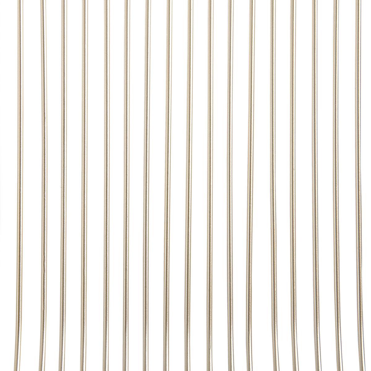 METALLSTUHL 2er-Set Stahl Gold Aurora - Goldfarben, Textil/Metall (65/77/54cm) - Beliani