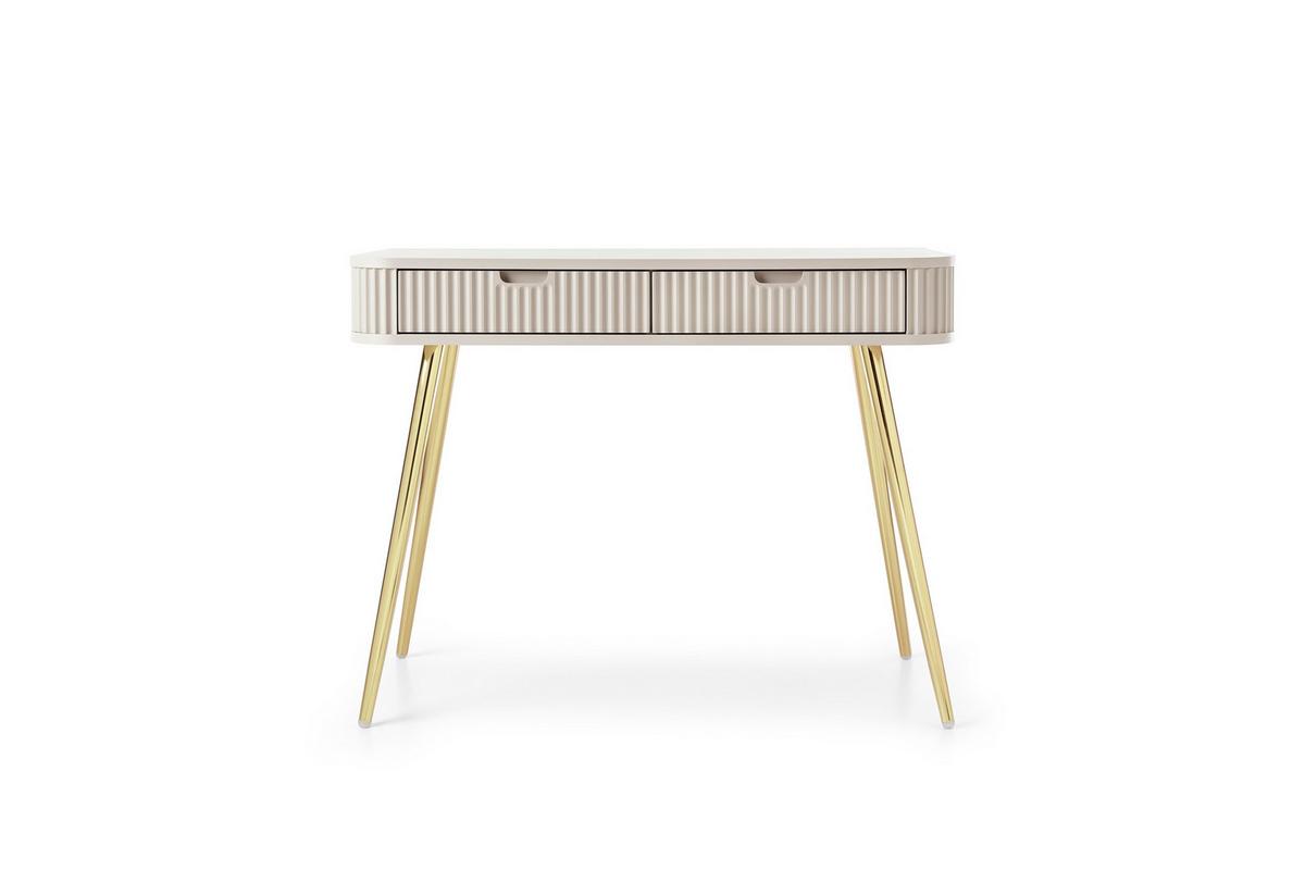 KONSOLENTISCH ZENZERO 103/80/49 cm mit Schubladen, Kaschmir - Kaschmir, Holzwerkstoff (49/103/80cm) - MASSENO