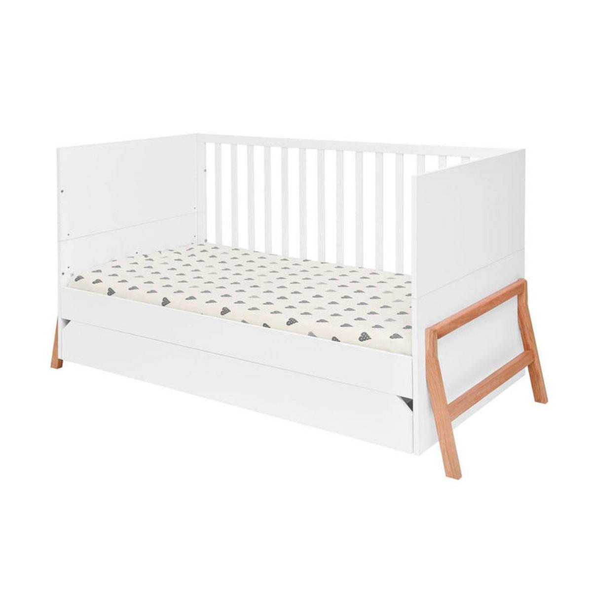 GITTERBETT 70/140 Weiß - Weiß, Holzwerkstoff (70/140cm) - Petits-meubles